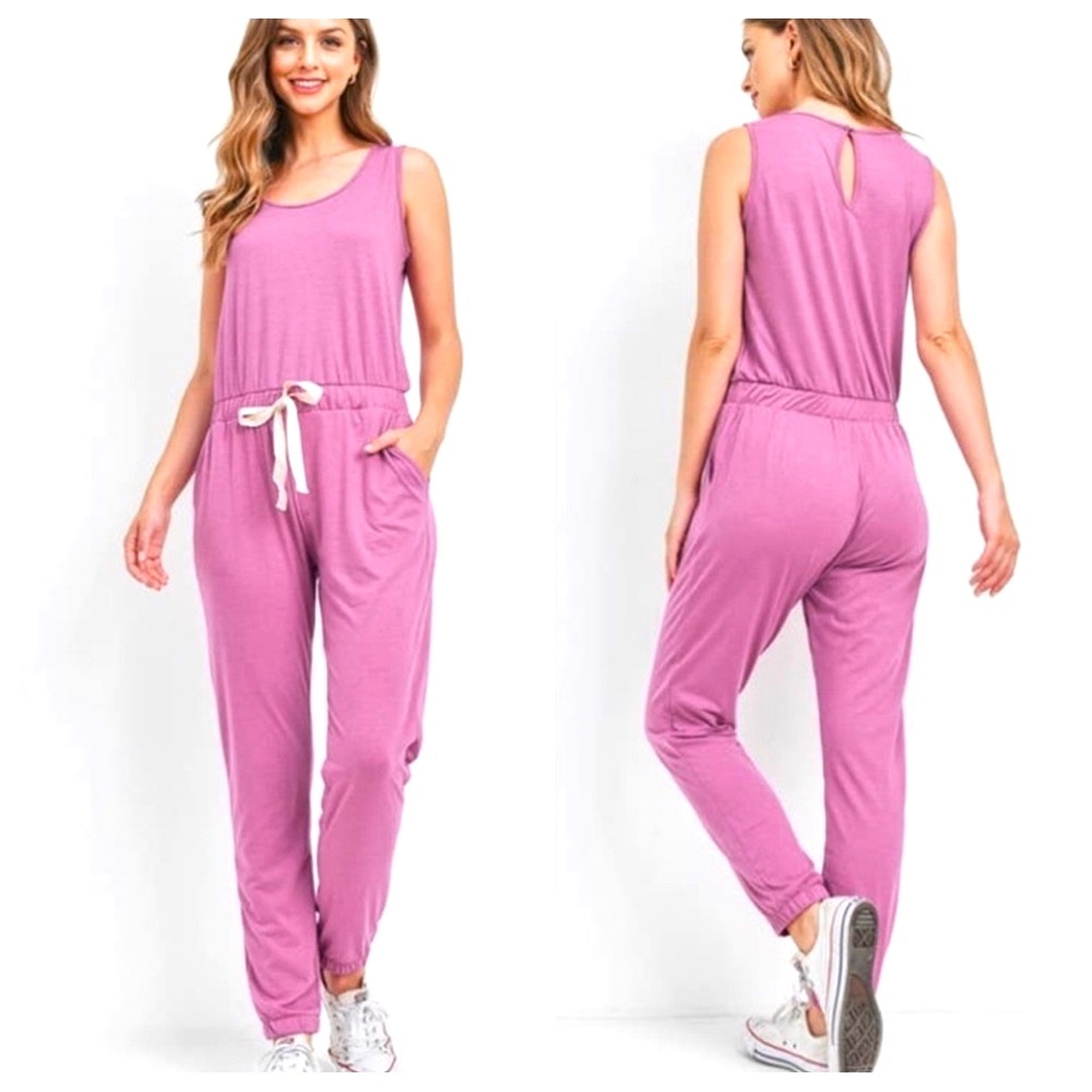 Light purple boutique brand terry onesie jumpsuit size XL